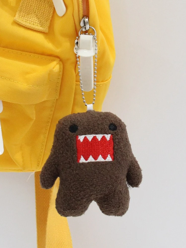 Domo Kun Plüsch-Schlüsselanhänger, Domokun-Cartoon, gefüllte Puppe, Mini-Plüschtier, Taschenanhänger, niedlicher Schlüsselanhänger, Charm, Rucksack-Zubehör, Geschenk – Detail 1