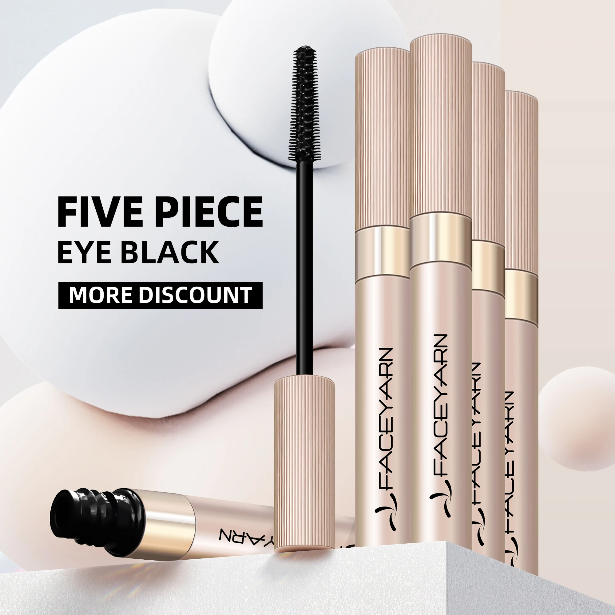 Séfralls Curling Mascara 5PCS Curl long lasting makeup retention add Dense sensation to lashes