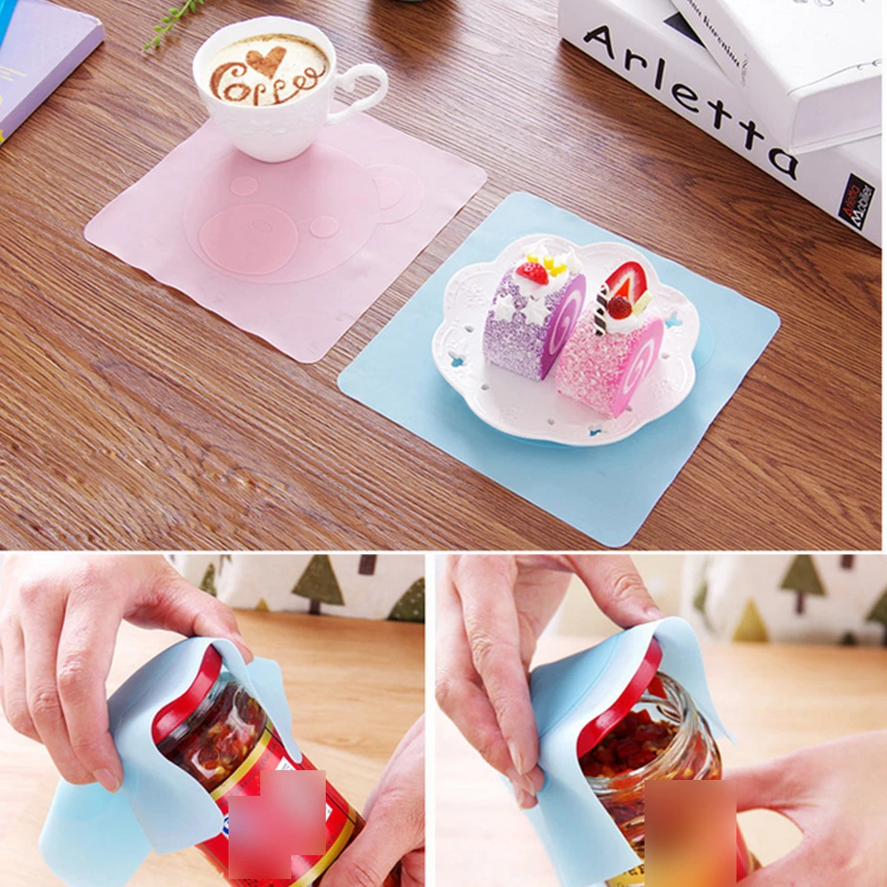 

2pcs Silicone Stretch Lids EcoFriendly Food Covers HeatResistant Airtight Seal Wraps Bowl Lids Reusable Cookware
