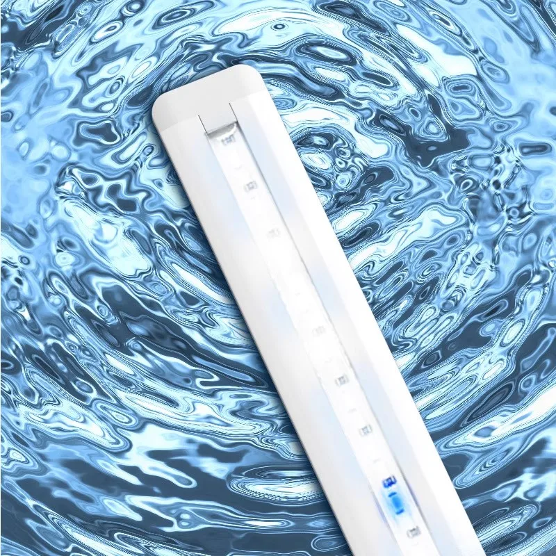 

LED Aquarium Light Fixture 26-122CM, Deep Penetration Fish Tank LED Lamp For Water Plants Fish Coral Reef Tank,Full Spectrum