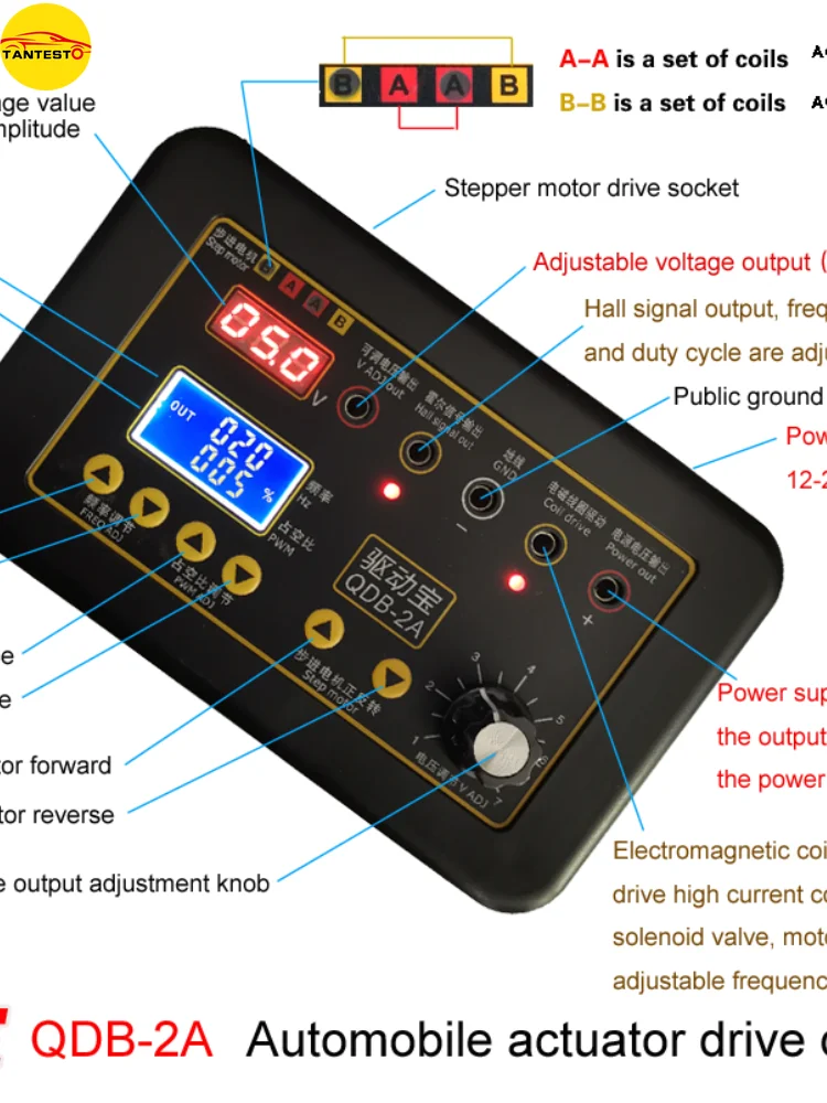 Free Shipping 2023 New Automobile Ignition Coil Test Injector Solenoid Valve Stepper Motor Tester Fault Detect Drive Simulator