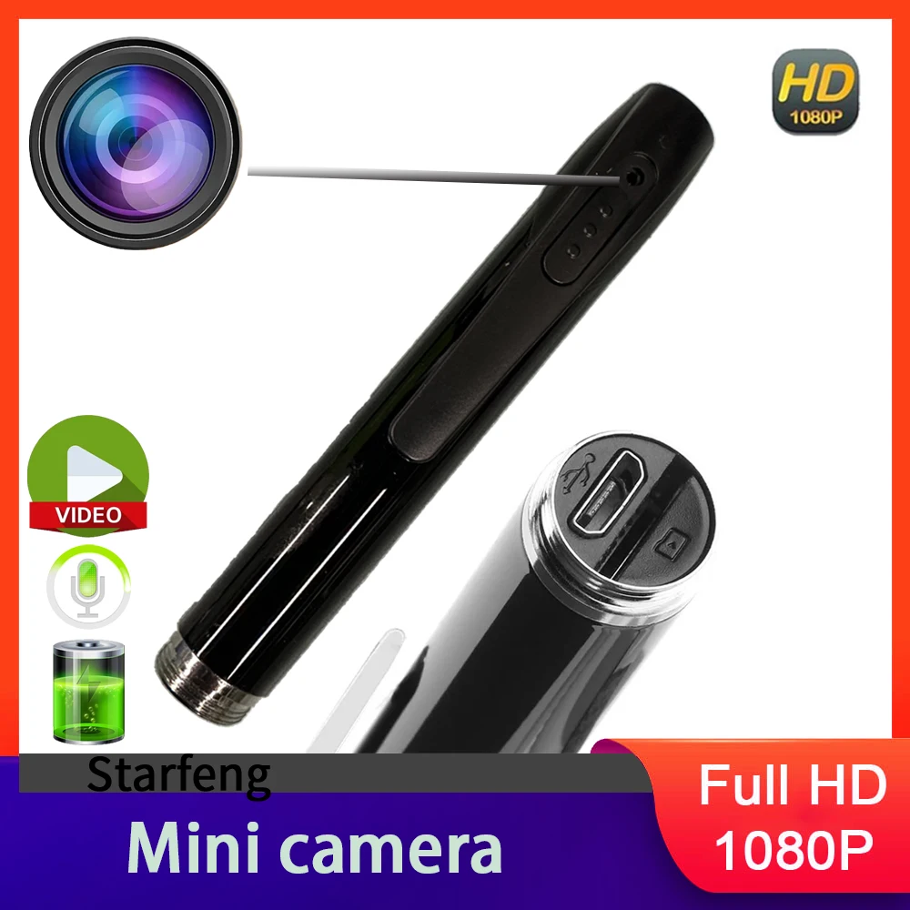 1080P Mini Camera HD Portable Video Business Conference Sport Wearable Body Audio  Professional Recording DV Home Store Office