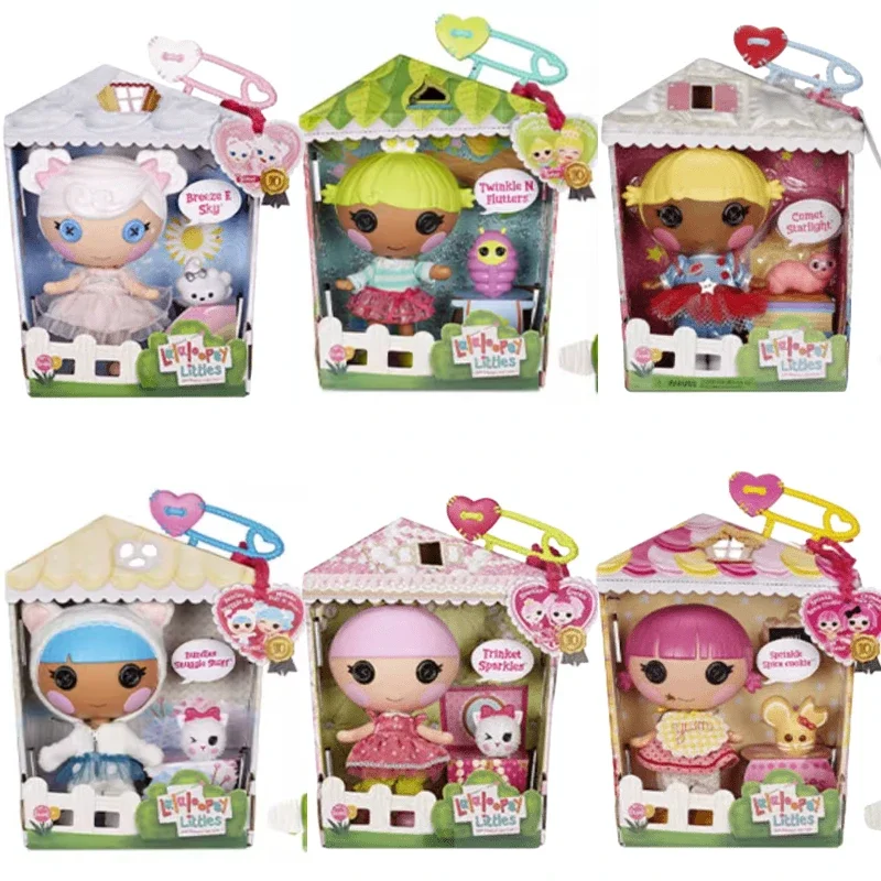 New Surprise Doll Lalaloopsy Littles  MGA Happy Angel Sister Girl Doll Scene  Set Gift for Children