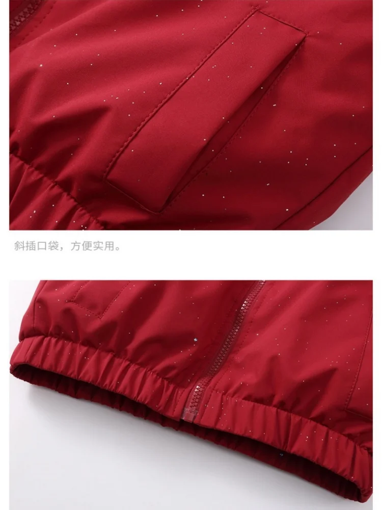 Kinder-Mantel mit Plüschfutter und Kapuze, Winterjacke, dick und warm, Mädchen-Oberbekleidung, neue Thermo-Sport- und Freizeitkleidung für Kinder, 2-10 Jahre – Detail 13