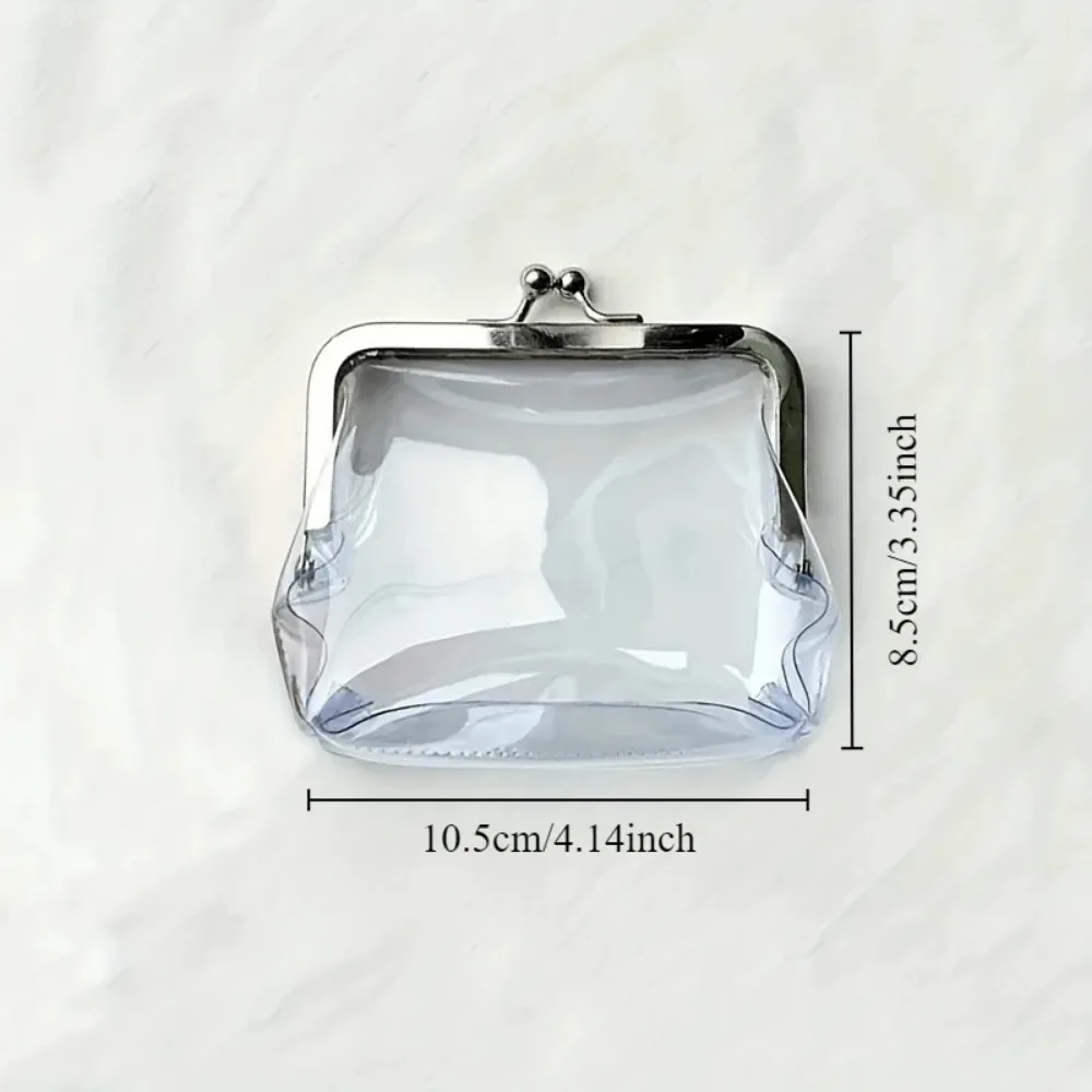 Clear Mini Coin Purse ortable Mini Waterproof Cosmetic Storage Travel Makeup Bag For Girls And Women ﻿ image 3