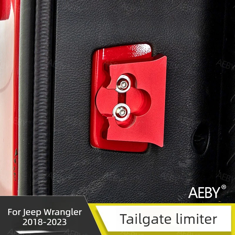 For Jeep Wrangler 2007-2023 tailgate stopper,Rear door anti-collision pad positioning module,Prevent over-opening,Accessories