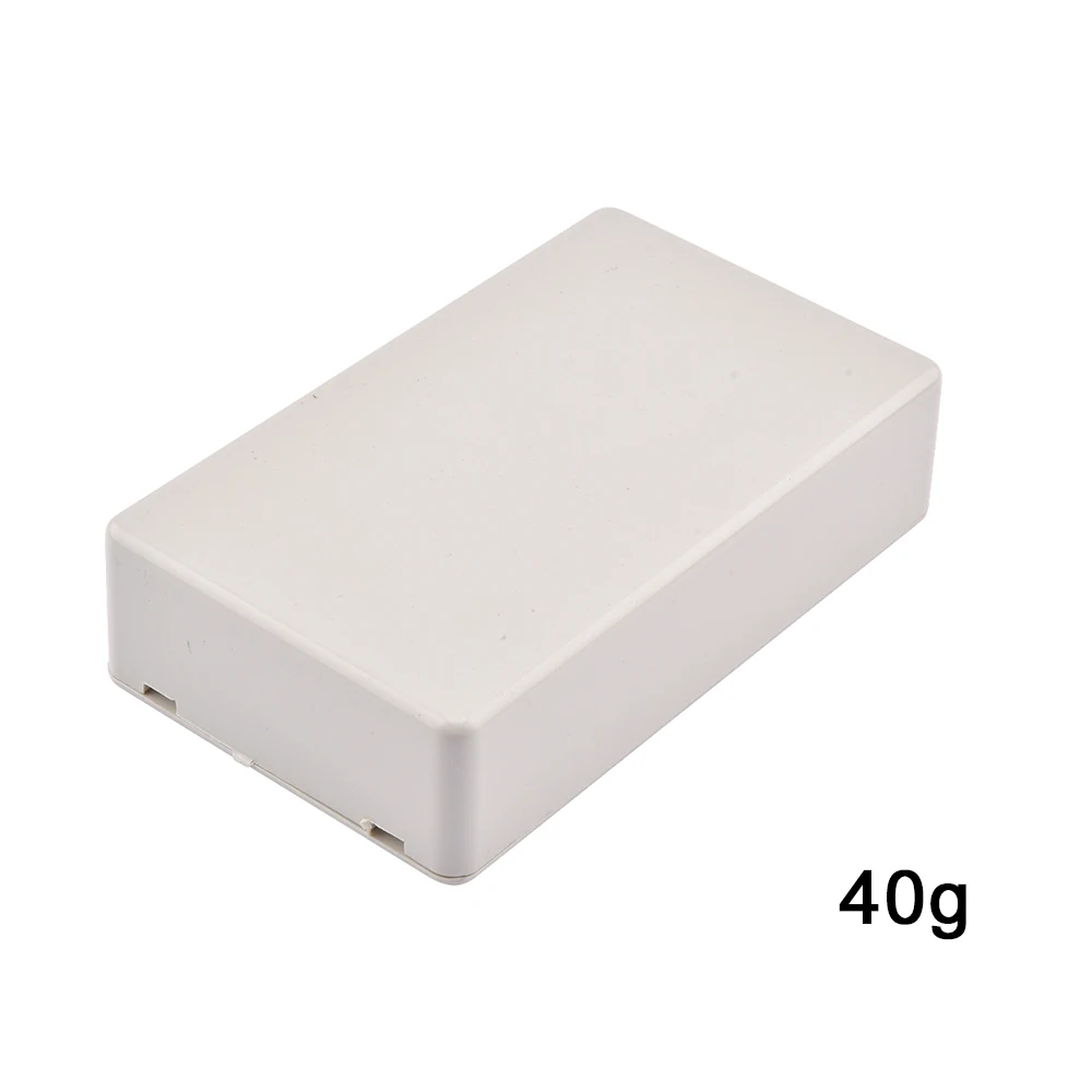 1PCS Plastic Electronic Instrument Junction Box Shell 100X60X25MM Instrument Shell Plastic Power Junction Box White