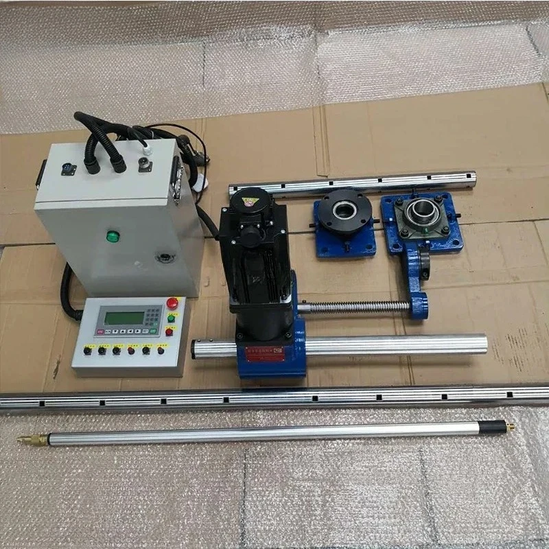 Double servo motor boring equipment  Small portable boring-welding machinery 260mm working stroke boring machine