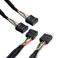 Cavo di prolunga USB2.0 a 9Pin da 30/60CM USB 2.0 cavo di prolunga moltiplicatore da 9Pin femmina a femmina maschio a femmina cavo dati a 9Pin