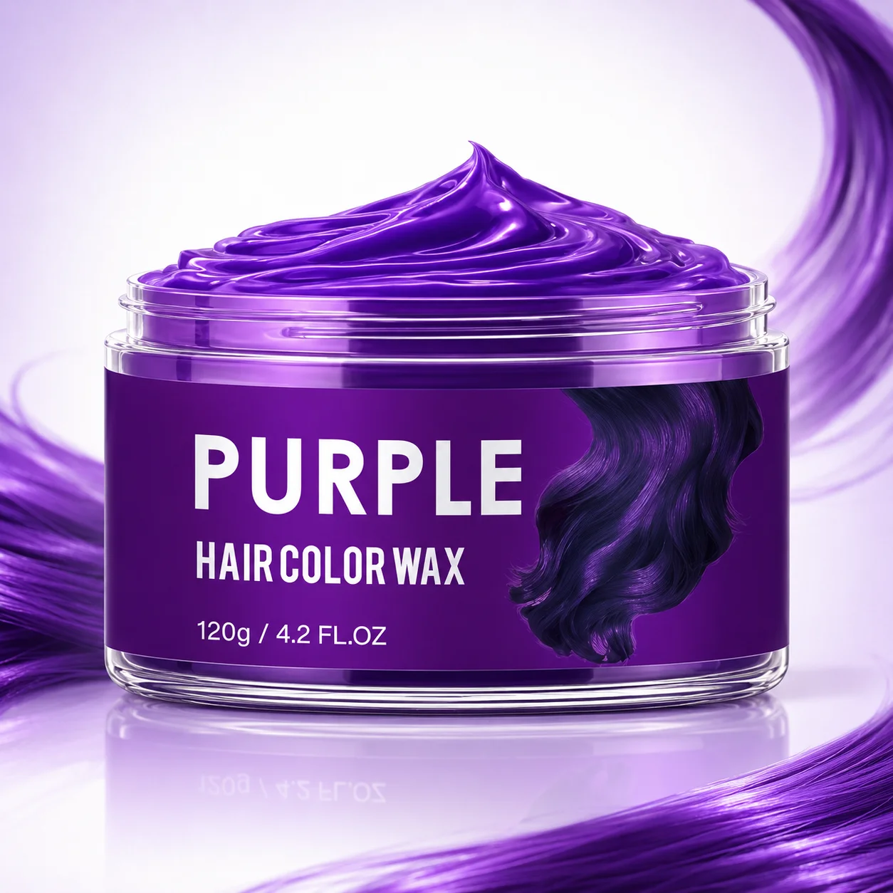 120g Hair Color Wax Temporary Hair Dye Wax Washable Hair Coloring Styling Pomade Cream for Men Women Unisex DIY Hairstyle Party Cosplay Strong Hold Easy Wash Out Hair Color Wax