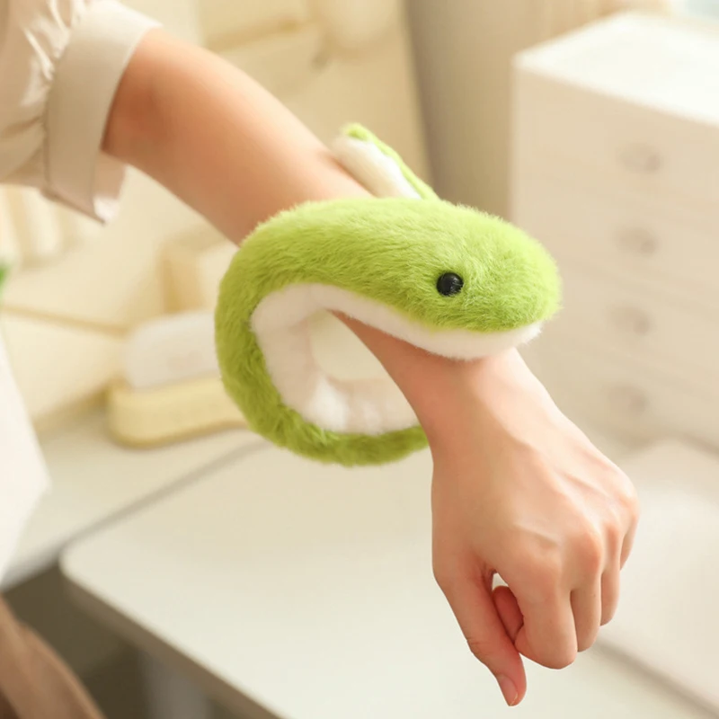 42CM Fun Flexible Small Snake Doll Cloth Doll Plush Doll Zodiac Snake Shaped Ornament Creative Plush Toy Snake