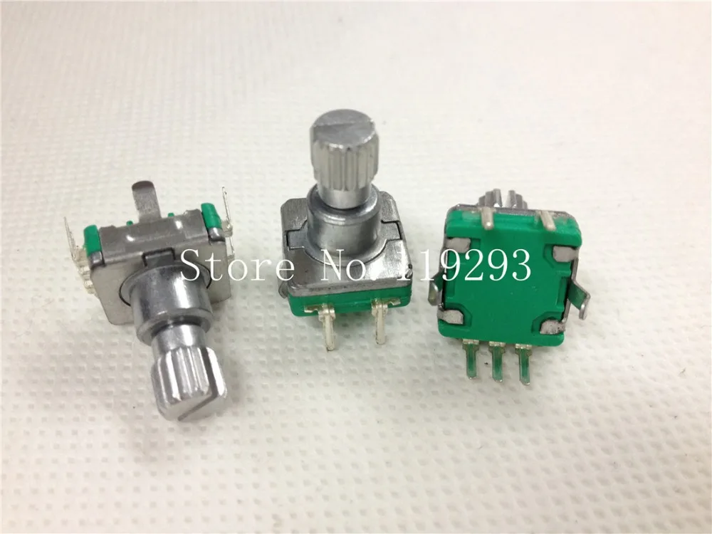 [BELLA]Taiwan produced 360 rotary pulse encoder coding switch EC11-30 -bit audio car switch 12.5KQ--50PCS/LOT