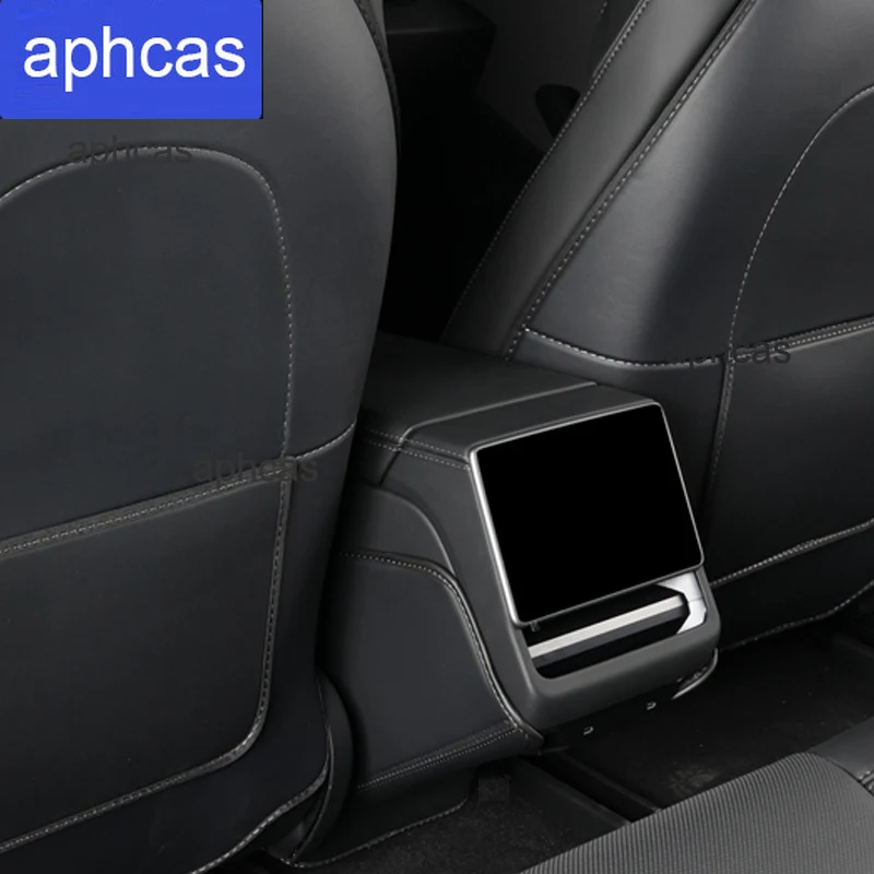 Rear Seat Anti-Kick Pad For Tesla Model 3 Highland 2024 /Y Juniper 2025 2026 Central Box Pad Back Air Vent Protection Cover Mat - view 4