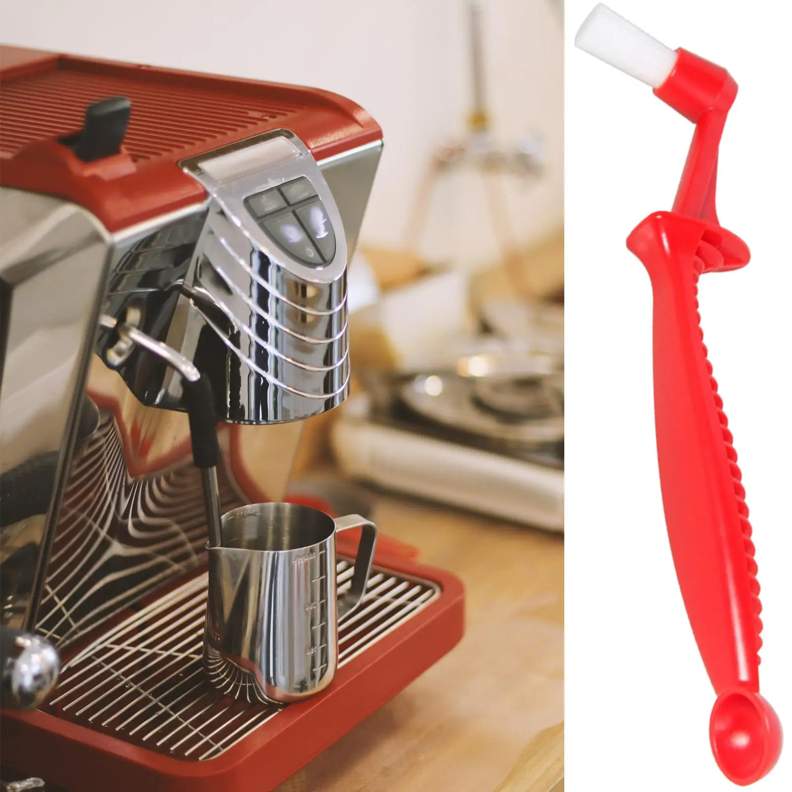 Щетка для чистки кофемашины Щетка для пыли Инструмент для чистки мягкой щетины