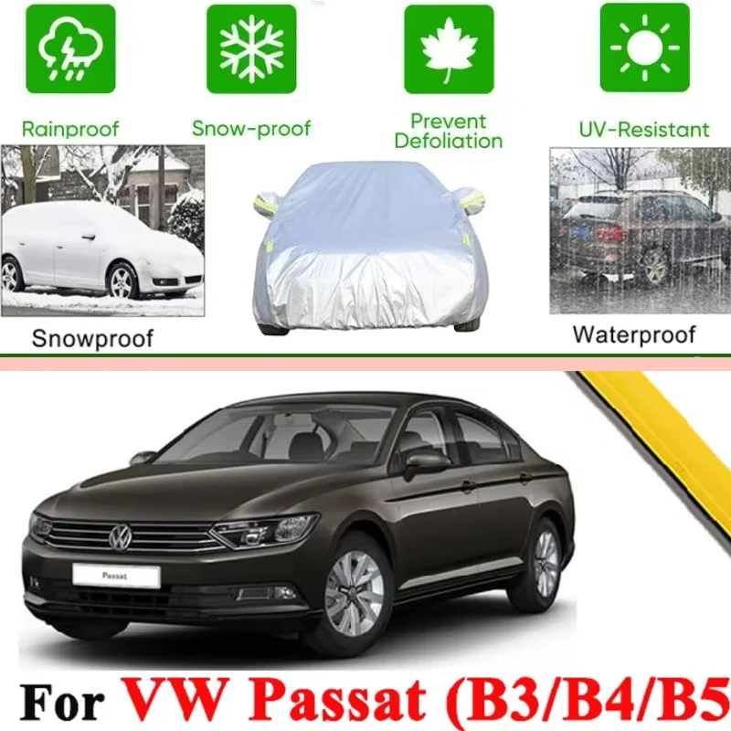 

For VW Volkswagen Passat B3 B4 B5 1988-2000 Full Car Covers Outdoor Sun Anti UV Rain Snow Dust Protection Oxford Cloth Accessori