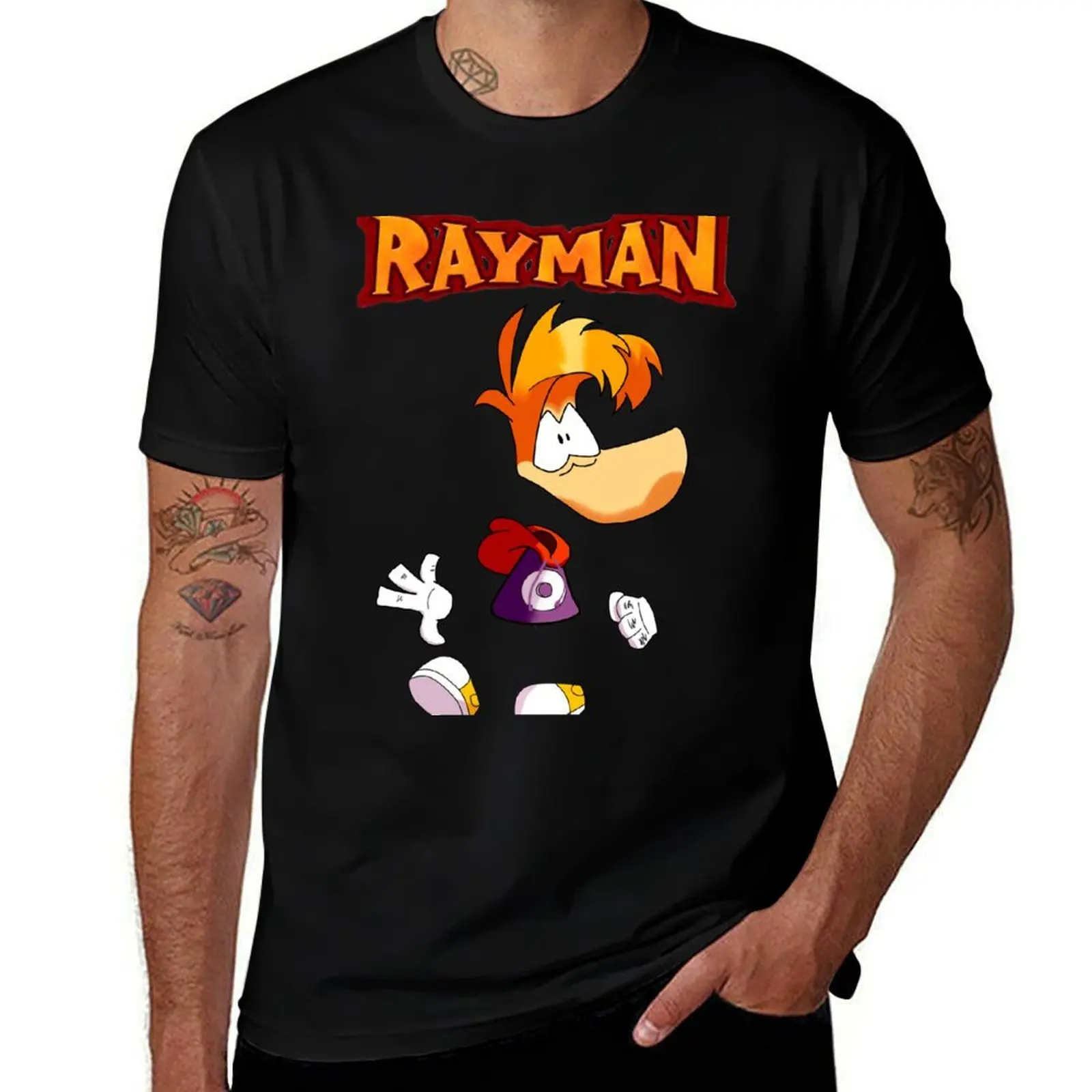 

Rayman T-Shirt Plus Size Summer Casual T-Shirt