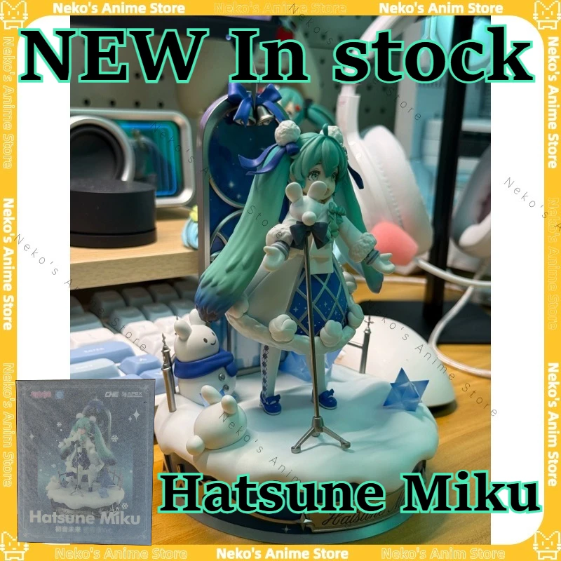 

【В наличии】APEX Shadow Mage VOCALOID Hatsune Miku Star Snow Night Q версия аниме модель настольная кукла коллекционные предметы подарочная фигурка