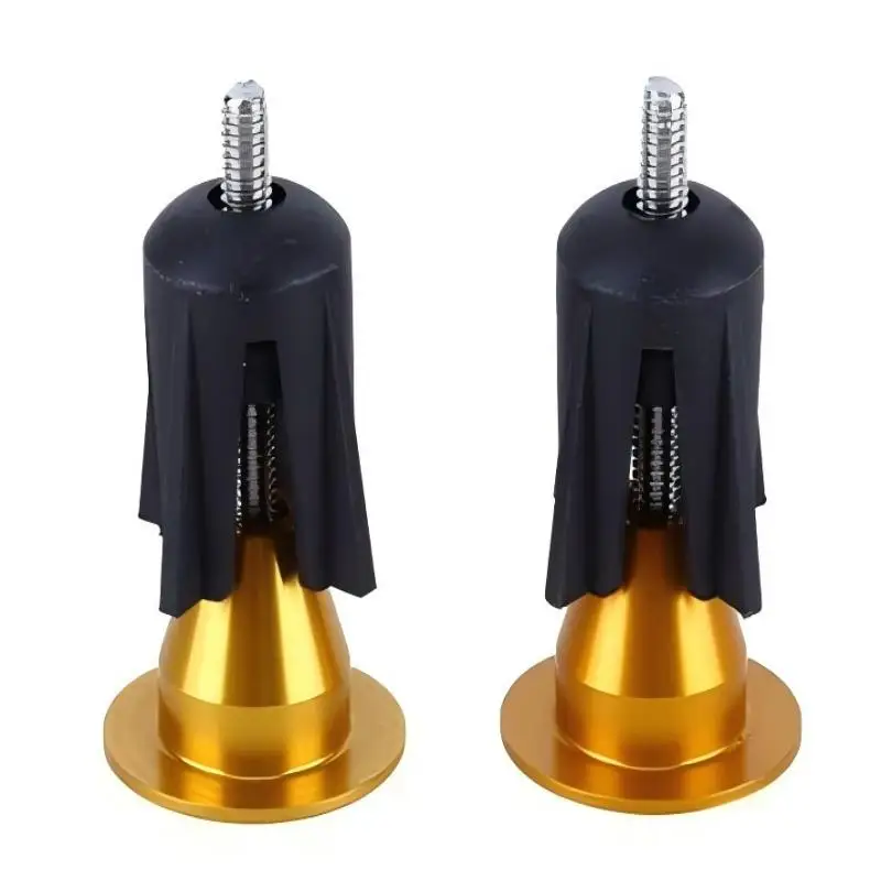 غطاء نهاية مقود الدراجة الجبلية من سبائك الألومنيوم، قابس نهاية المقود من سبائك الألومنيوم، ملحقات الدراجة المغطاة متعددة الألوان. #6