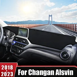 For Changan Alsvin 2018 2019 2020 2021 2022 2023 Car Dashboard Avoid Light Pad Instrument Desk Cover Mat Non-Slip Accessories