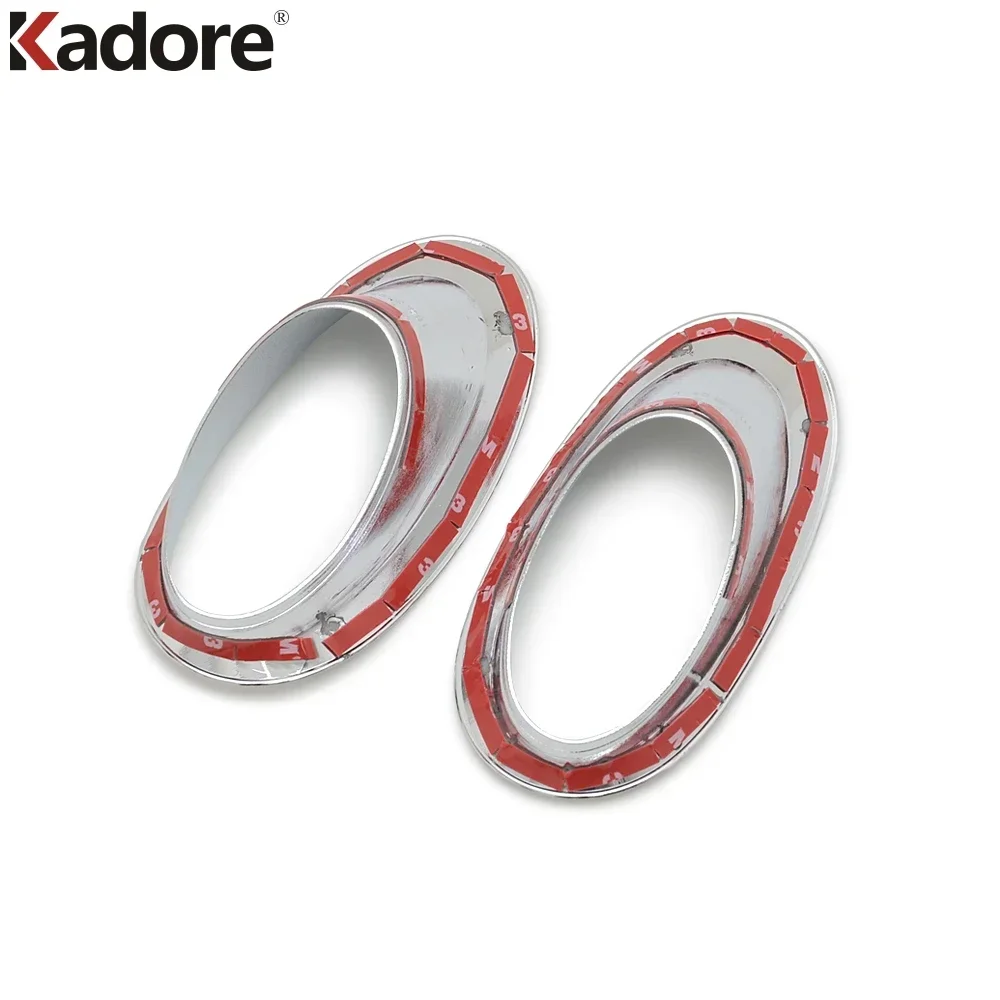 لهوندا CRV CR-V تجميل 2010 2011 كروم الجبهة أضواء الضباب أغطية المصابيح غطاء الضباب اكسسوارات السيارات التصميم #6