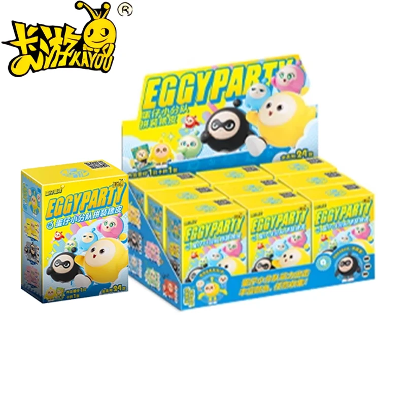 

KAYOU официальная подлинная карта Eggy Party, сборка маленьких команд, коллекционные карты для игр, аниме, периферийные игрушки, флэш-карта, подарки