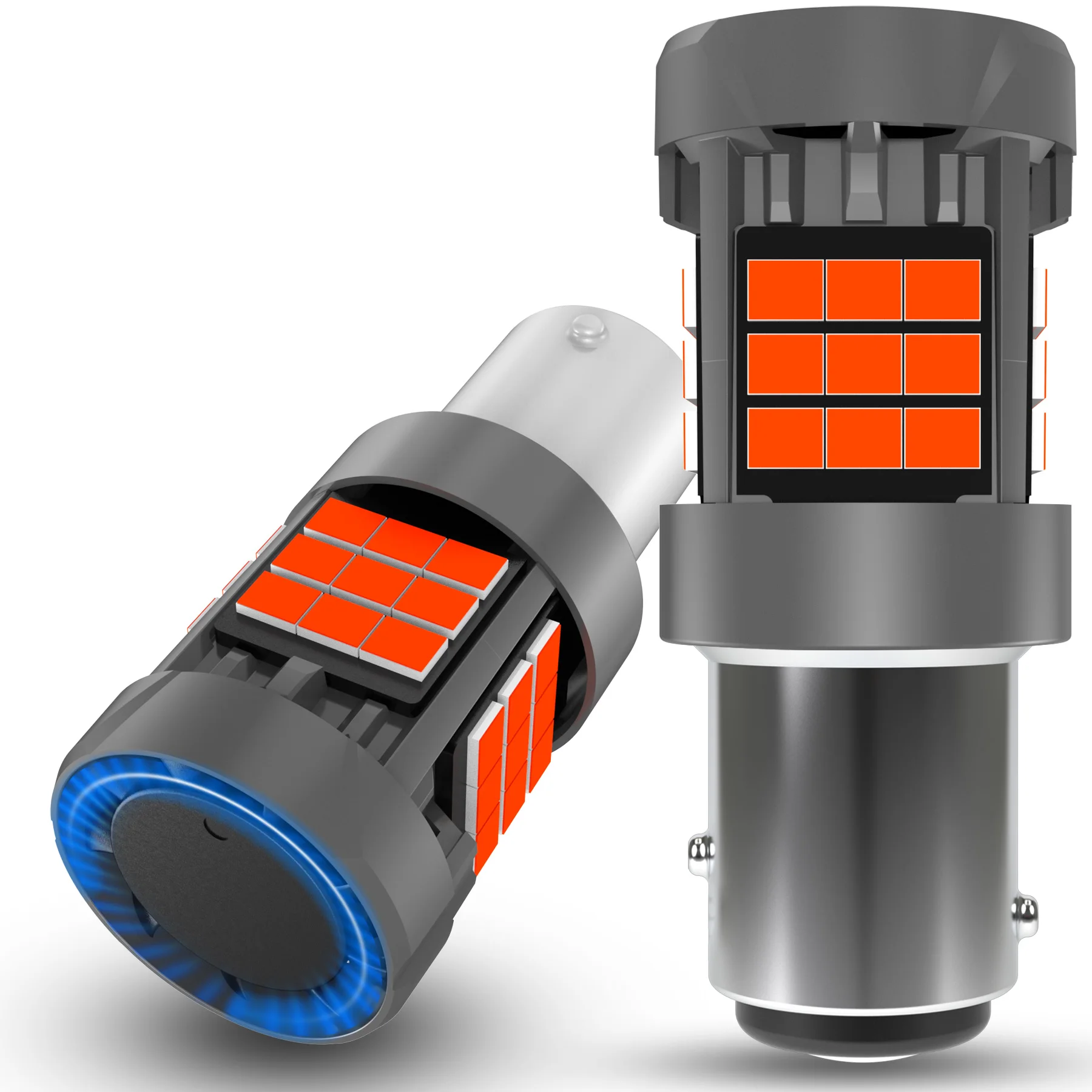 

Katur 2x 1157 BAY15D Led Car Light High Power Brake Light with Fan Turbo Diode 3030 Chips Error Free Canbus No Error For Altima