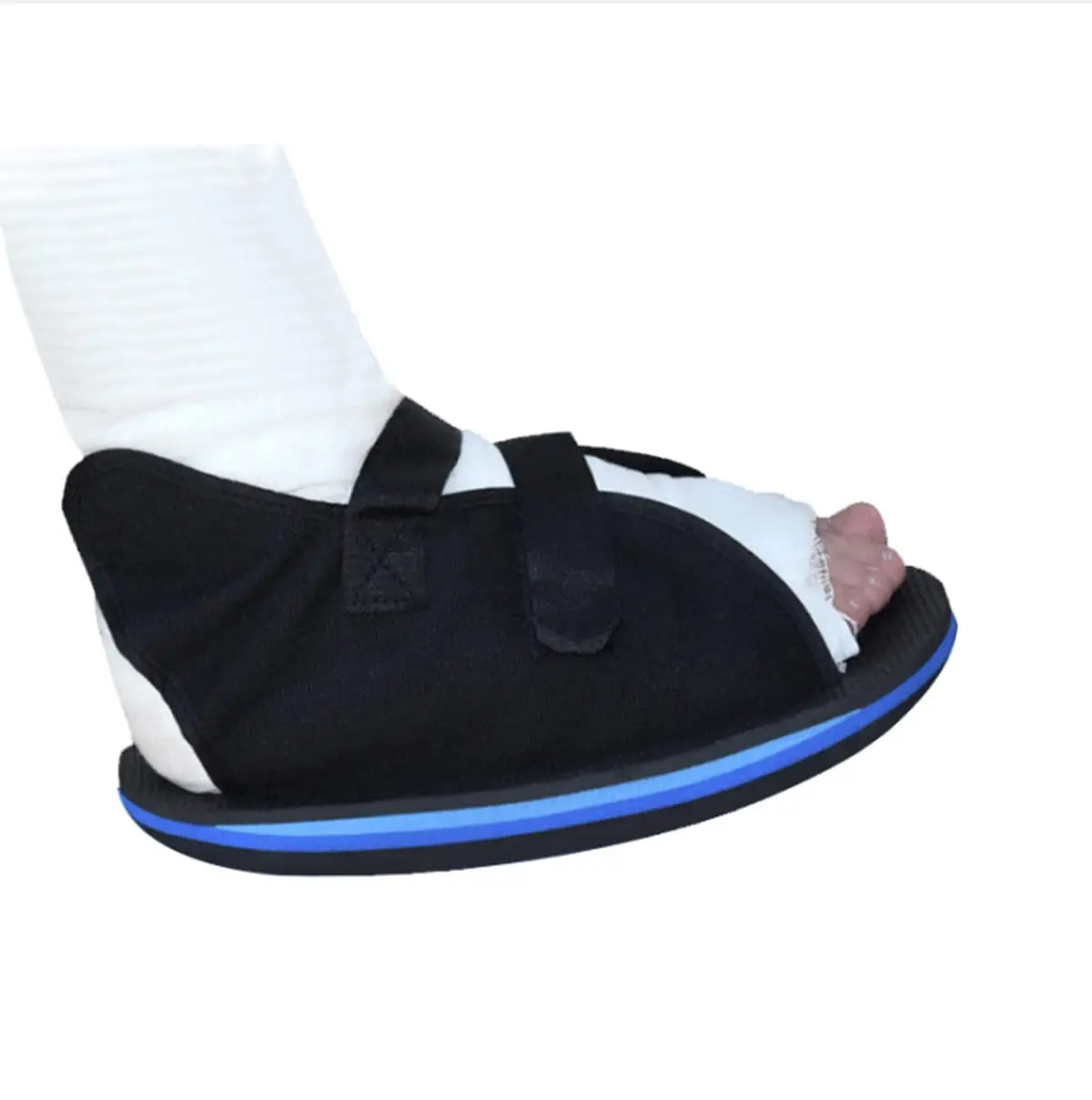 Cast Shoe Foot Fracture Support Open Toe Post Op Shoe Toe Valgus Surgical Fixed Gypsum Shoe for Foot Injuries Stable Ankle Joint