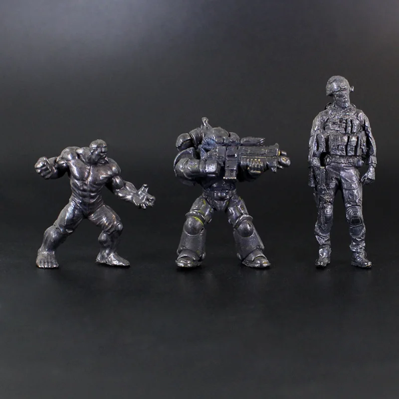 Pièces de jeu de société, modèle de soldat, figurines d'action en laiton, accessoires d'ornement miniatures, homme musculaire, guerrier, jouets créatifs
