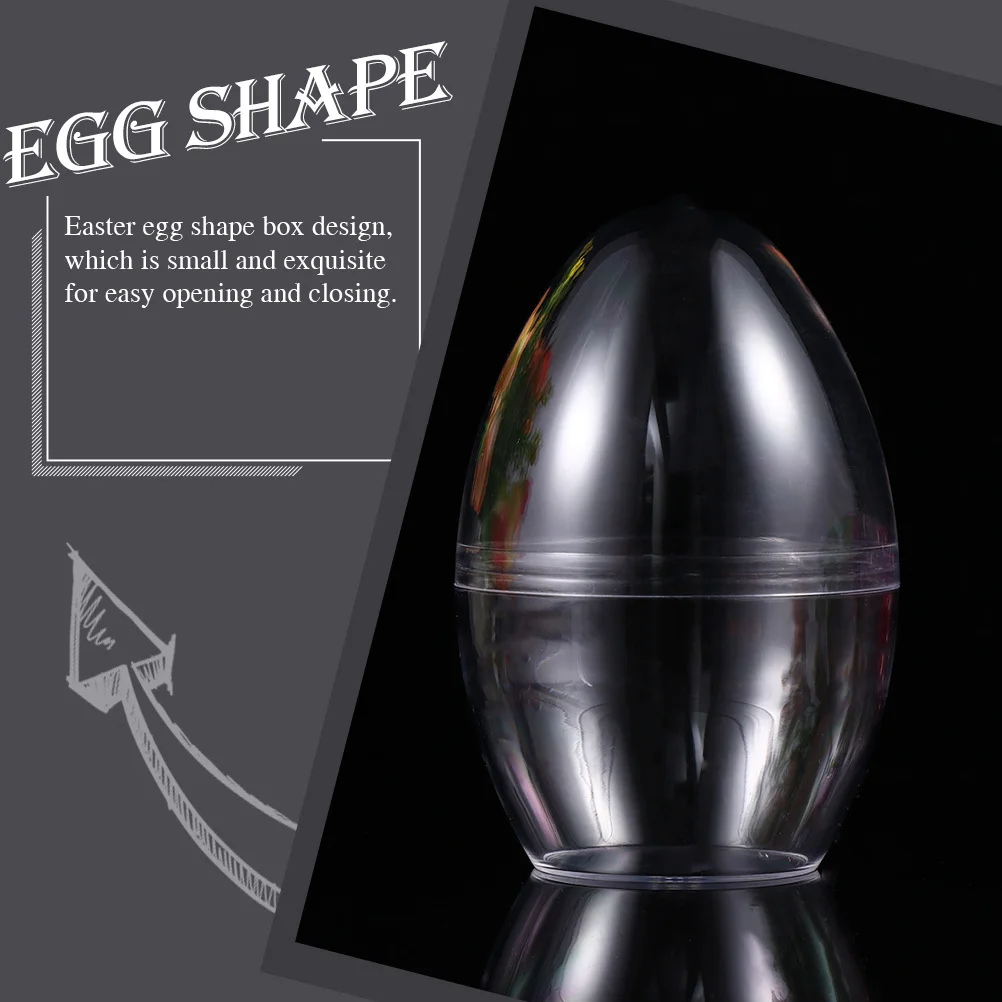 

10Pcs Candy Packaging Egg Odorless Plastic Gift Package Box for Festival Candy Cases Party Wedding Decoration Use