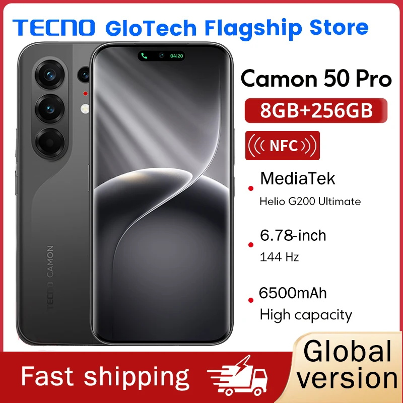 TECNO CAMON 50 Pro Russian Version Smartphone RoHS (EAC) 6.78