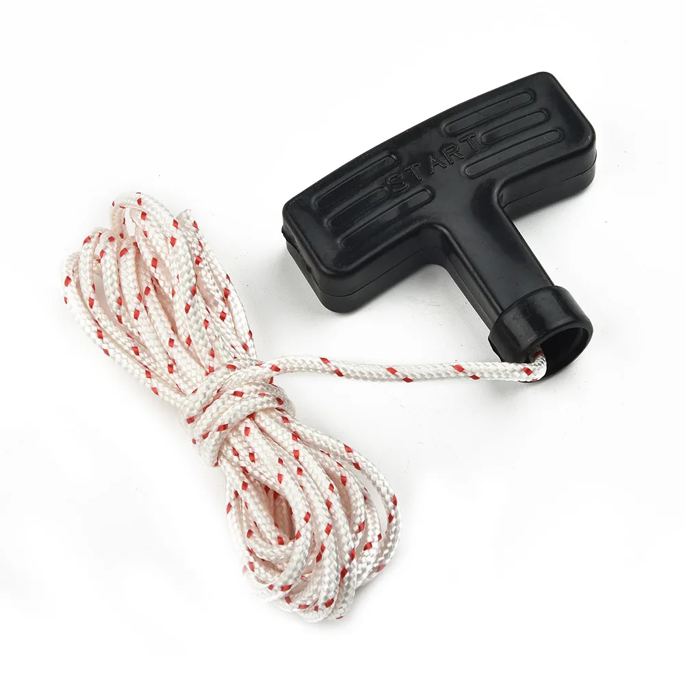 Replacement Starter Rope Pull Starter Cord 1 Pcs 2.5m Length Chainsaws Lawn Mower Pull Rope Starter Rope With Handle