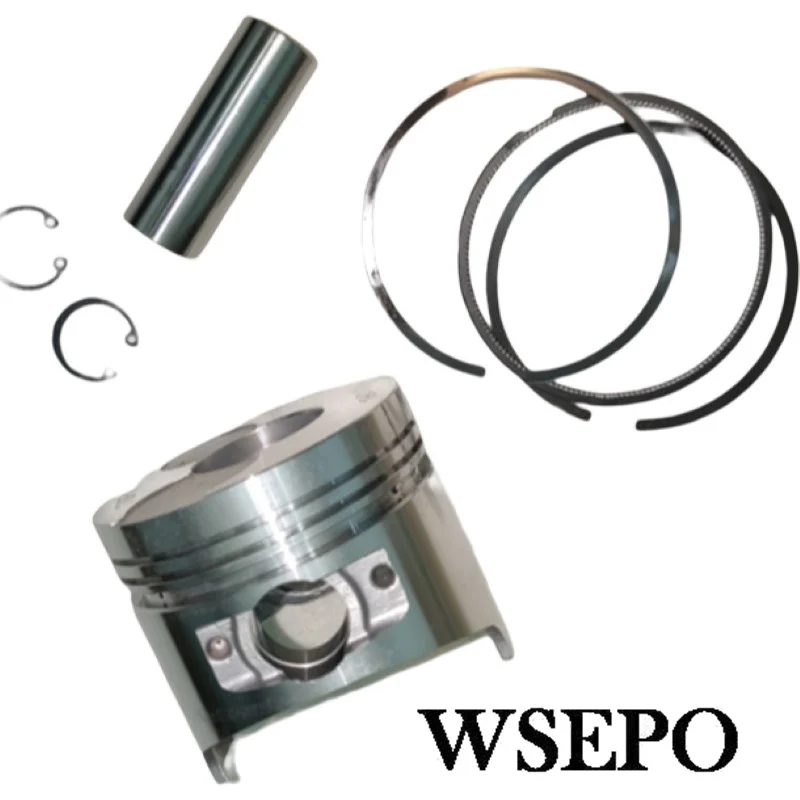 

Chongqing Quality! Piston&Rings Kit(incl. clip and pin) for 178F L70 6HP 4 Stroke Air Cooled Diesel Engine,3~3.5KW Generator