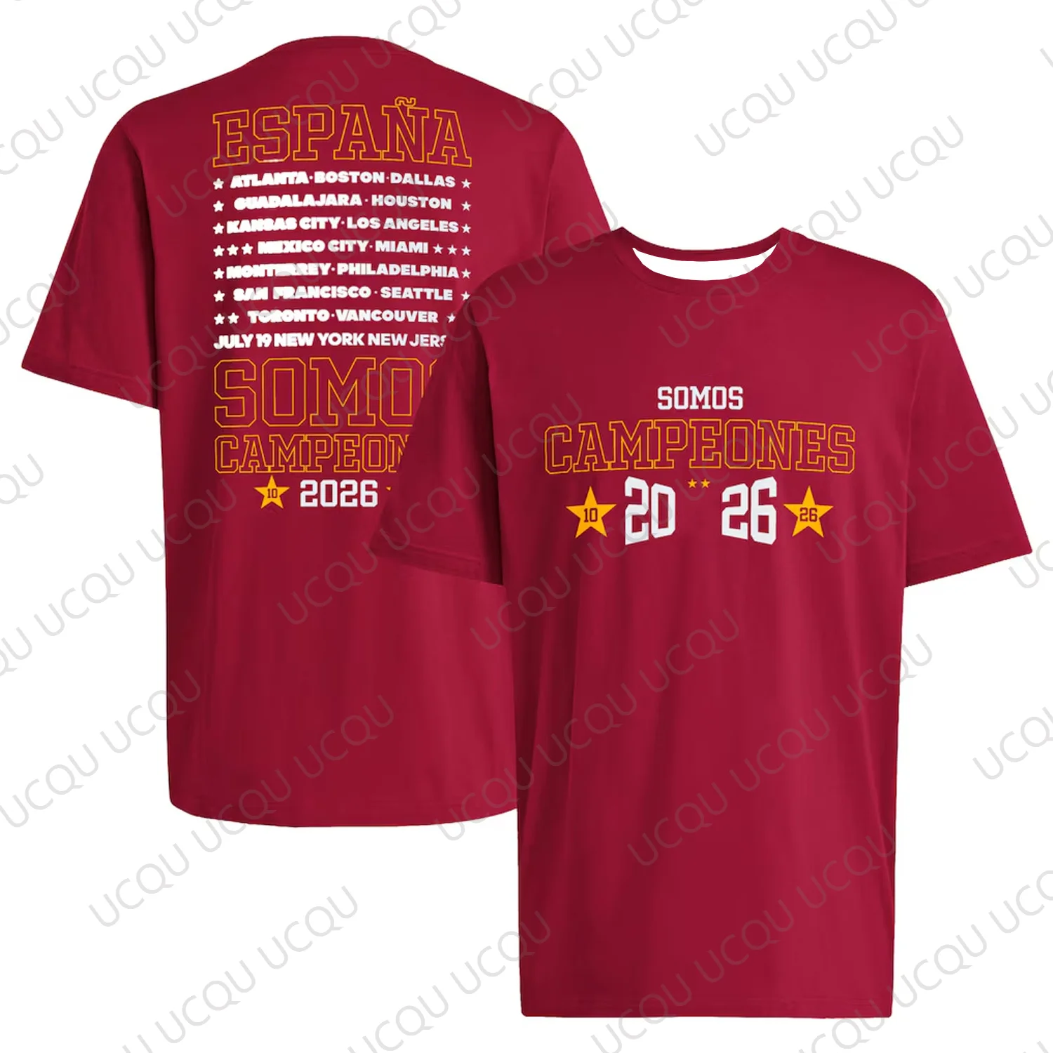 2026 T Shirt  Somos Campeones Blue Graphic T Shirt Football Fan Tee Short Sleeve Unisex Casual Sports Gift