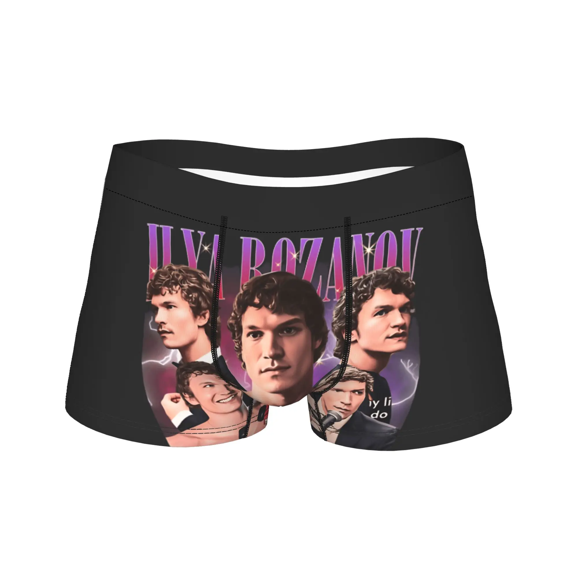 

Мужские трусы-боксеры S-Shane H-Hollander I-Ilya R-Rozanov с принтом, дышащие, больших размеров, хит продаж