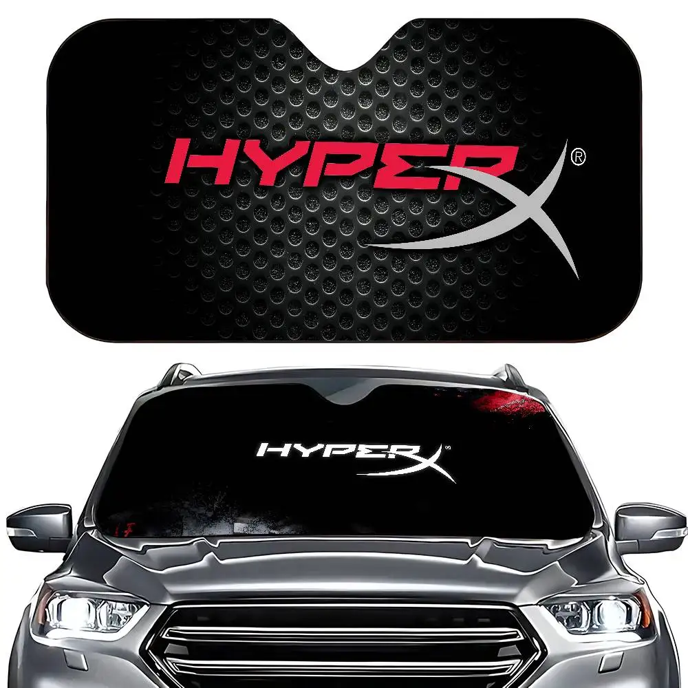 

HyperX резиновый автомобильный солнцезащитный козырек, автомобильный солнцезащитный козырек, универсальный складной козырек на ветровое стекло