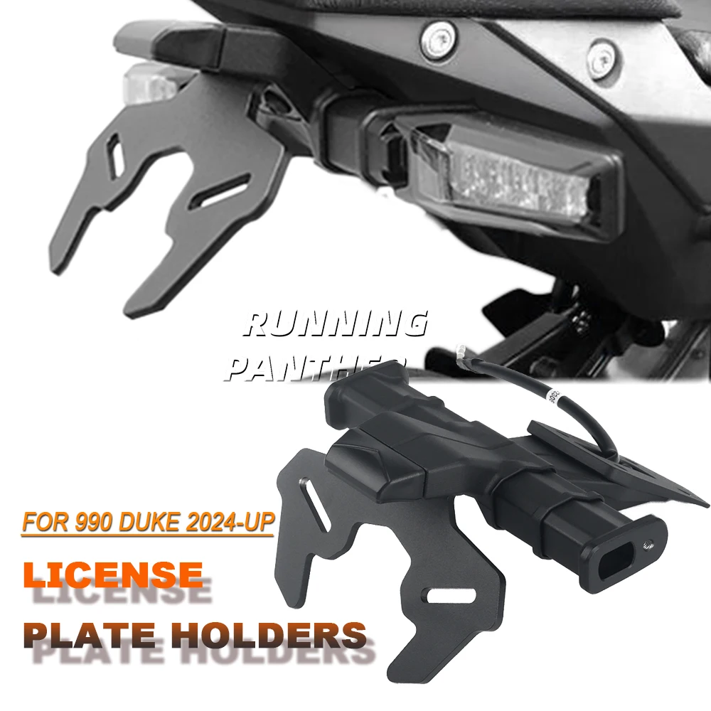 

For 990 DUKE R 2024-UP Motorcycle Rear Short Tail Stock License Plate Holder Tailstock Frame Bracket Kit