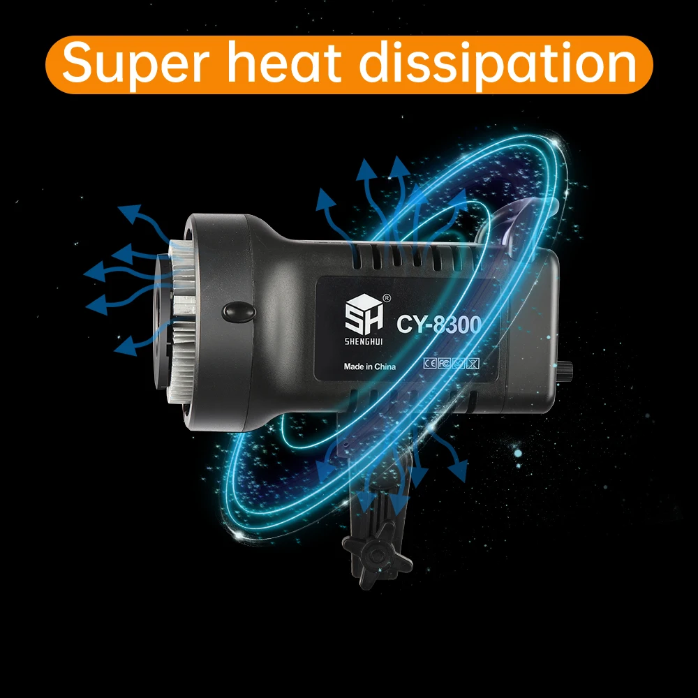 SH 100W Photography LED Video Light Daylight-Balanced Sun Lamp for Softbox Lighting Portrait Flash Studio Accessories