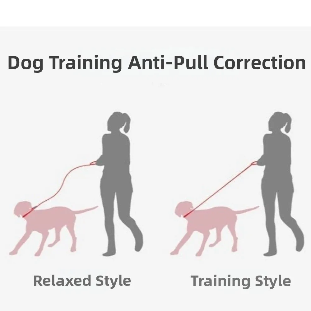 150cm Dog Leash Hands Free Adjustable Walking Leash Multi-functional Cloud Foam Cotton Handle P Chain Collar Pet Walking