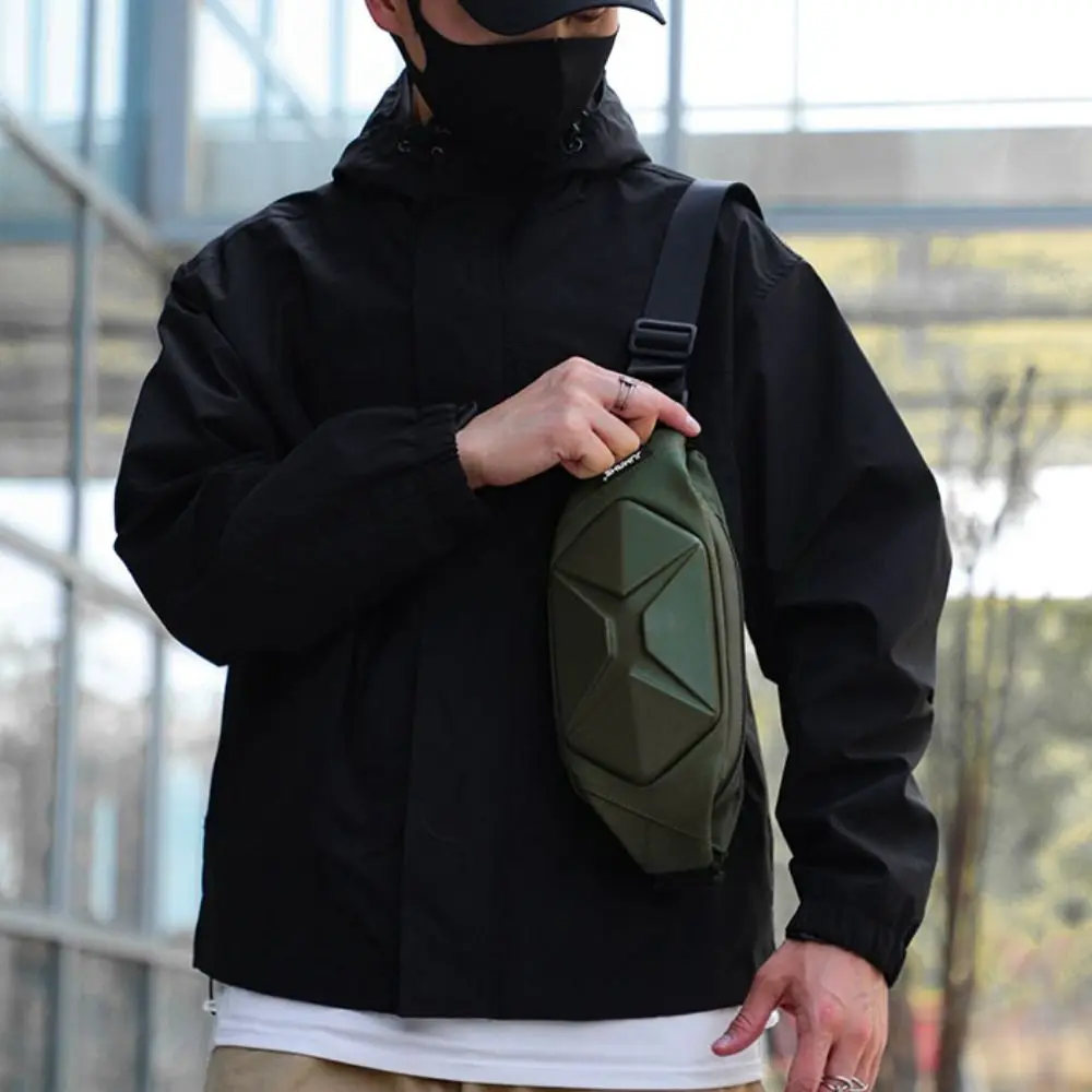 

Практичная водонепроницаемая мужская нагрудная сумка большой емкости, повседневная спортивная сумка на плечо, прочная поясная сумка для мужчин и мужчин