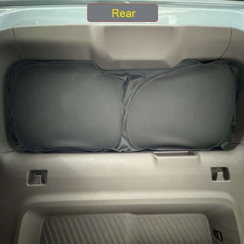 

Для BEIJING BAIC BJ60 2024-2026 автомобильное черное окно, солнцезащитный козырек, автоматический анти-УФ-тепляционный защитный чехол, аксессуар для интерьера