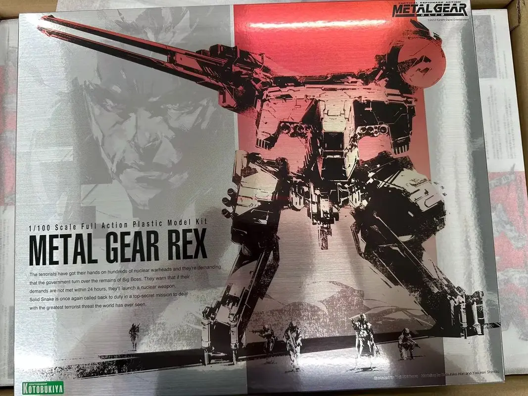 Kotobukiya Metal Gear REX 1/100 Scale Full Kp409x kp221 Action Plastic Model Kit Patriot Tyrannosaurus Metal Gear Solid 4 ver