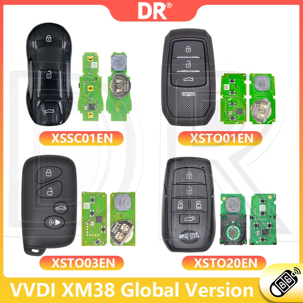 DR3 XM38 Xhorse Global Version XSTO01EN XSTO03EN Car Remote Key For Toyota Lexus Chevrolet Peugeot Citroen Hyundai Kia Ford BMW