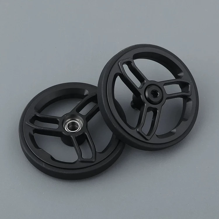 Aluminum Bearing Roller Wheel 60mm with Titanium Screws for Folding Bike Heavy Duty Durable