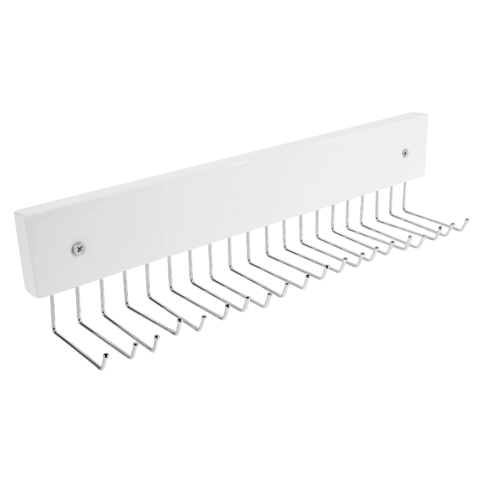 

Tie Belt ganizer Mount Space Saving Rotating Wooden Closet Hanger White Storage Hook Scarf Necklace Holder