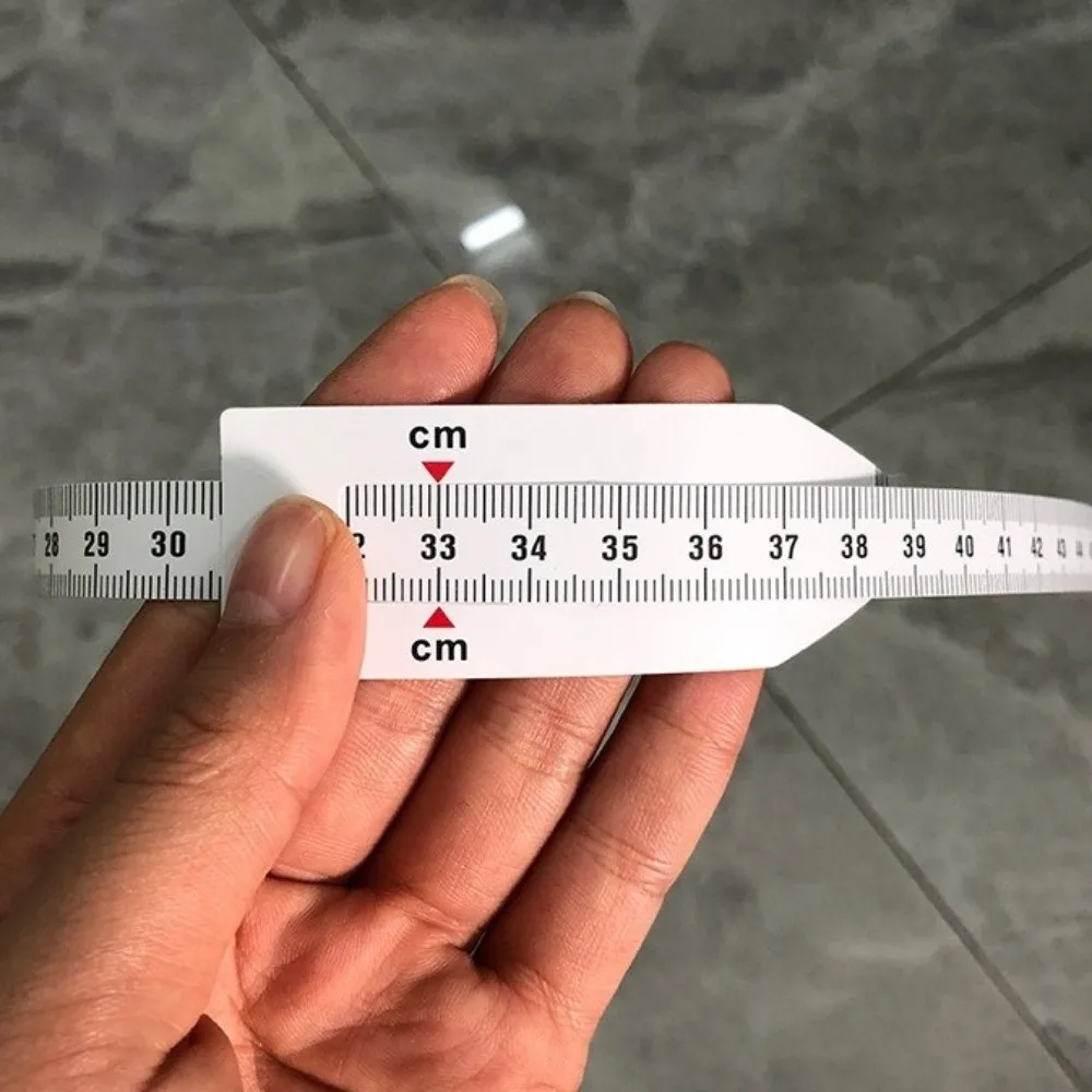 Reusable Head Circumference Tape Measure Lightweight Non-Stretchable Infant Head Measuring Tape Plastic Material