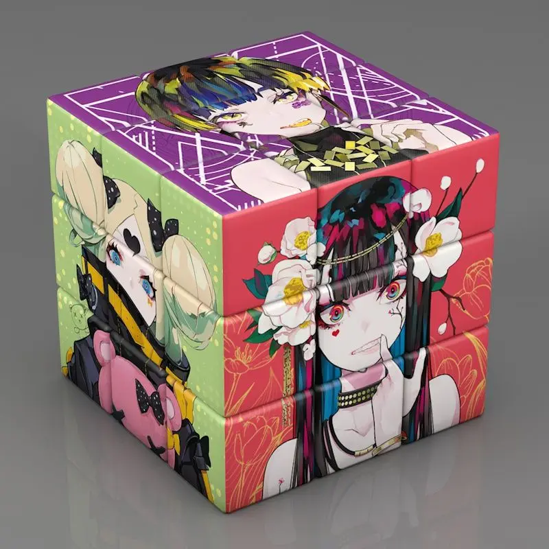 

3x3x3 little Girl Cube Educational Toys Smooth intellectual Development stress Relief Cube Toys