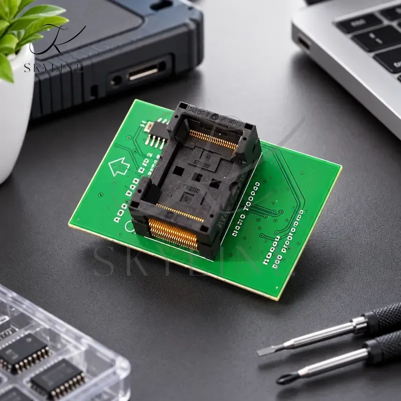 For XGECU TSOP48 NOR Programmer Adapter Wire Burning Socket For T48 ADP F48 EX2 TSOP48-2 Chip Socket