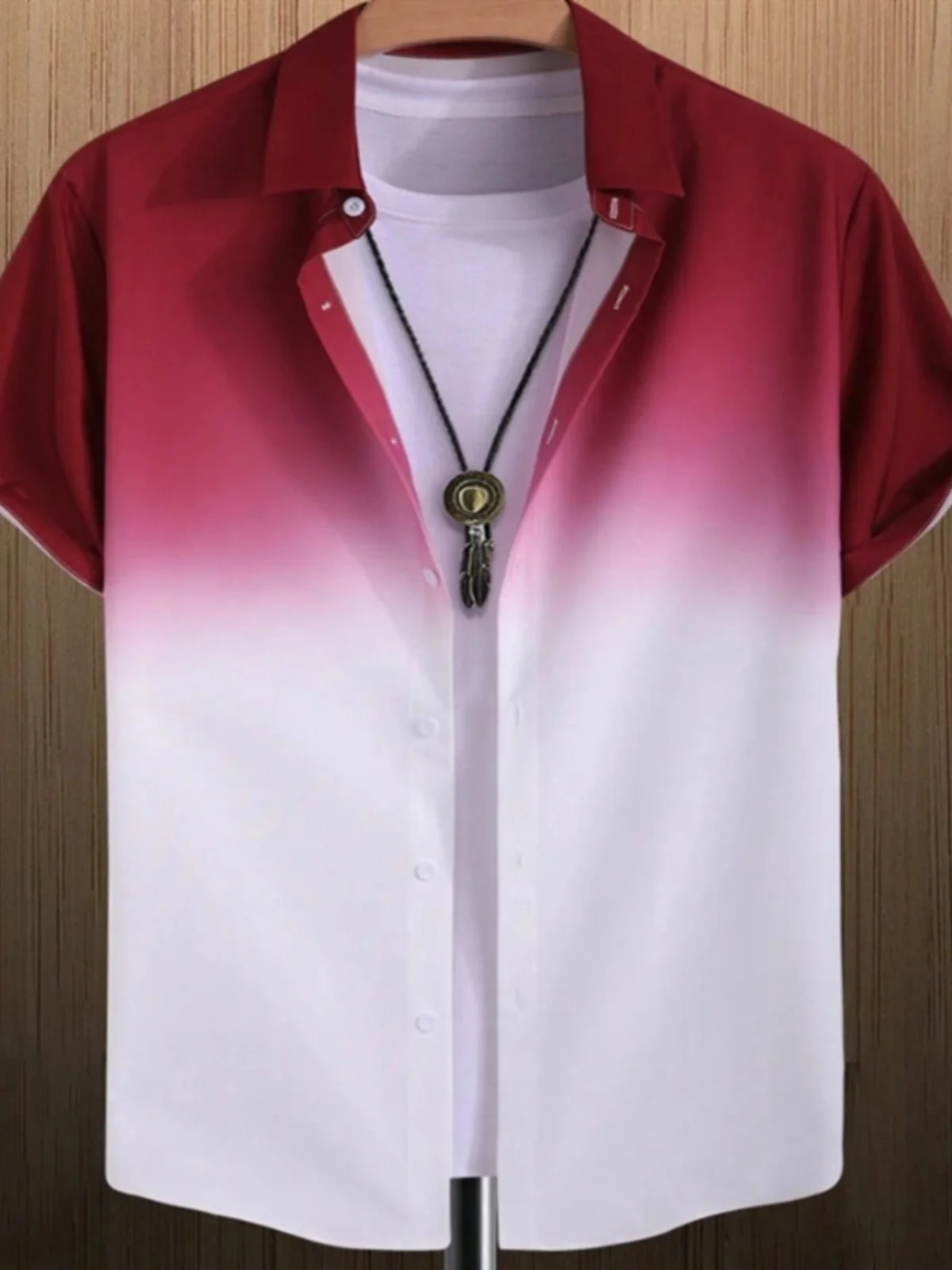 

Men's Casual adient ort Sve irt Loose Fit Summer Faion Basic Sle Comfortable Material No Brand Registered Trademark