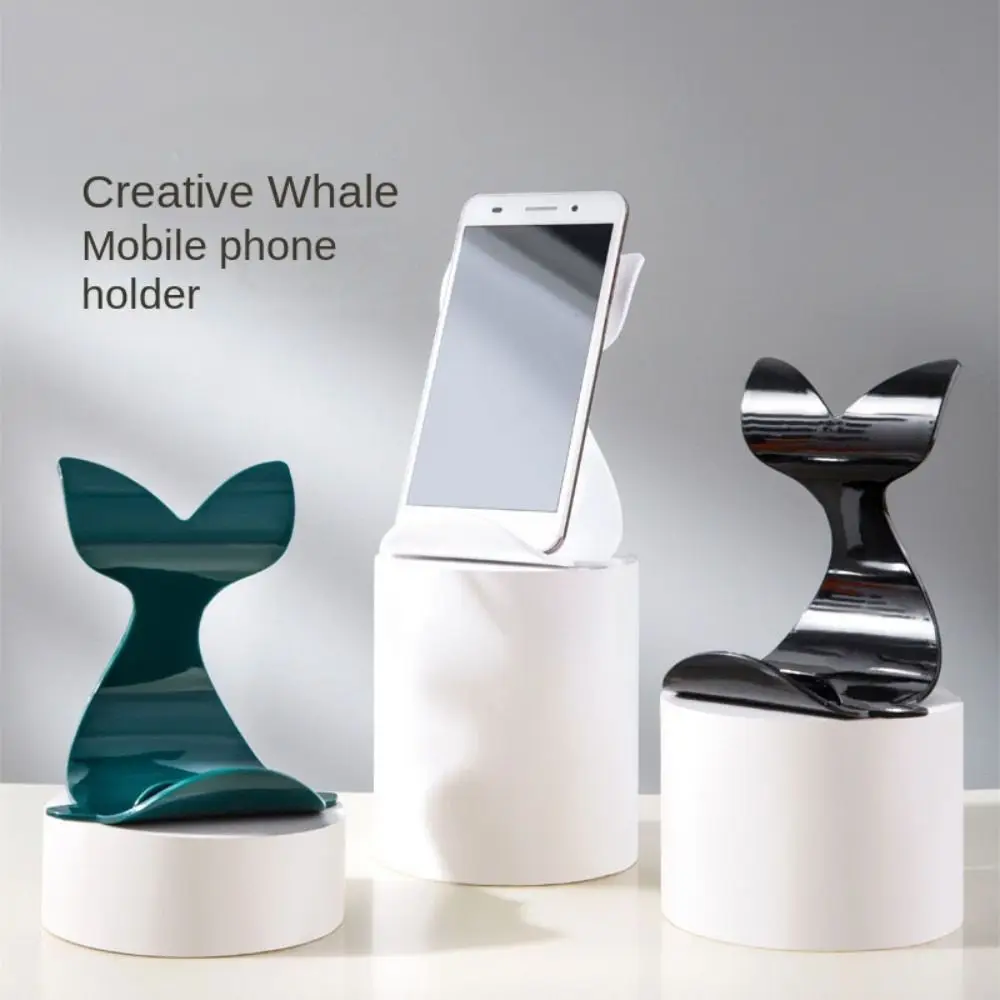 

Whale Shape Desk Phone Holder Support Creative Mobile Phone Stand Cartoon Cute Mobile Phone Bracket Home/Office