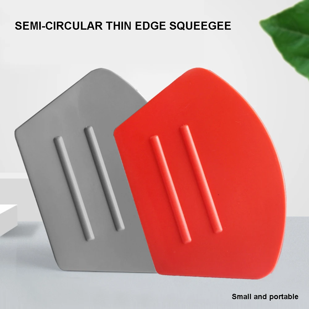 Fan-shaped Edge Close Trim Squeegee Vinyl Installation Tools Window Film Tint Scraper Car Wrapping Foil Sticker Applying Tools